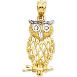 Macy's Owl Charm - Gold/Silver