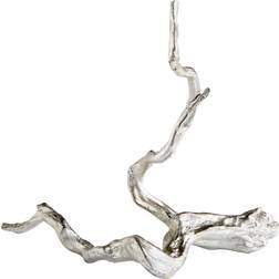 Silver Leaf Drifting Silver Sculpture -H