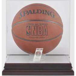 Fanatics Portland Trail Blazers Mahogany Team Logo Basketball Display Case with Mirrored Back