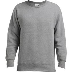 Gildan Hammer Adults Unisex Crew Sweatshirt - Blanc/Noir