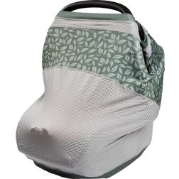 Boppy 4 & More Multi Use Cover Green Leaves