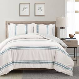 Lush Decor Farmhouse Duvet Cover Blue (264.16x228.6cm)