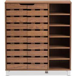 Baxton Studio Shirley Storage Cabinet 34.2x38.1"