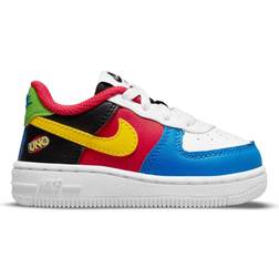 NIKE Force 1 LV8 TD - White/Yellow Zest/University Red