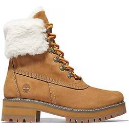 Timberland Courmayeur Valley 6 Inch Faux Fur Boot W - Medium Brown Nubuck