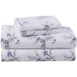 Laura Ashley Flannel Bed Linen Purple (243.84x167.64)