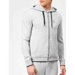 Armani Exchange Men's Logo Zip Hoody Heather