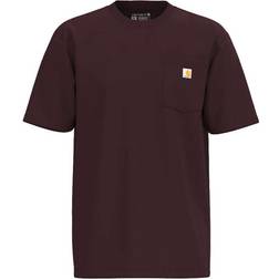 Carhartt Lockeres Kurzärmliges T-Shirt mit Tasche - Marineblau