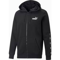 Puma Essentials+ Tape Zip Hoodie - Black