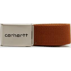 Carhartt Clip Belt Chrome - Brown