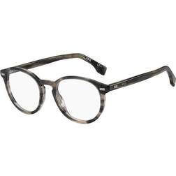 HUGO BOSS Horn-acetate with metal rivets