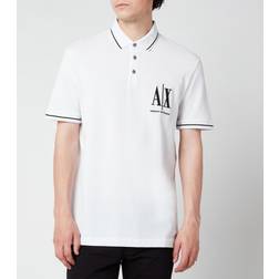 Armani Exchange 8NZFPA Z8M5Z Camisetas Manga corta Hombre Blanco