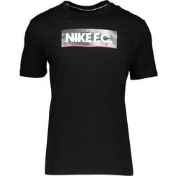 Nike NK Fc Tee Seasonal Block T-Shirt - Schwarz