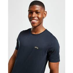 HUGO BOSS Curved Logo T-shirt - Hvid