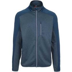 Trespass Forro Polar Con Cremallera Tansorton Para Hombre - Pírpura/Gris