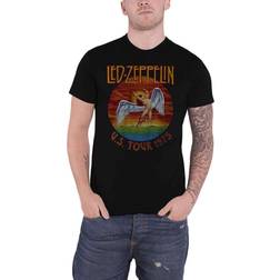 Zeppelin Led Zeppelin: Unisex T-Shirt/USA Tour '75. (X-Large)