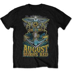 August Burns Dove Anchor T-Shirt - Black