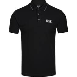 EA7 Core ID Polo Shirt - Black