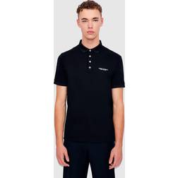 Armani Exchange Maglietta Polo Shirt - Navy/Bianco