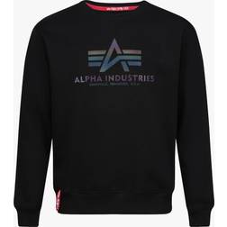 Alpha Industries Basic Rainbow Sweatshirt - Black