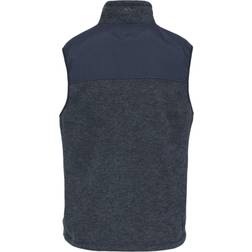 Trespass Herren Fleece-Weste Leafminer - Schwarz Meliert