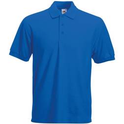 Fruit of the Loom Herren 65/35 Schweres Pique Kurzarm-Poloshirt - Schwarz