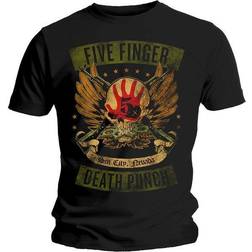 ROCK OFF Five Finger Death Punch - Unisex T-Shirt/Locked & Loaded