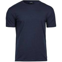 Tee jays Camiseta elástica para hombre - Negro/Azul/Blanco