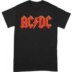 AC/DC AC/DC Unisex T-Shirt med logotyp för vuxna Black/Red