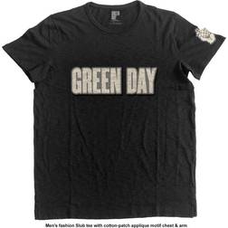 ROCK OFF Day: Unisex Applique T-Shirt/Logo & Grenade (Large)