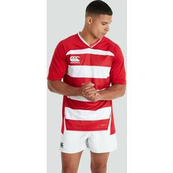 Canterbury Vapodri Evader Hooped Rugby Shirt