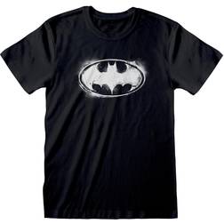 DC Comics Batman Unisex T-shirt för vuxna med nödläge Black/White