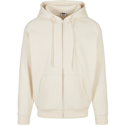 Urban Classics Sweatshirt À Capuche Zip - Blanc