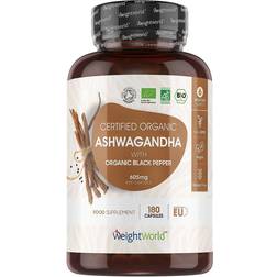 WeightWorld Ashwagandha With Organic Black Pepper 180