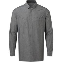 Premier Mens Organic Fairtrade Certified Chambray Shirt (Indigo Denim)