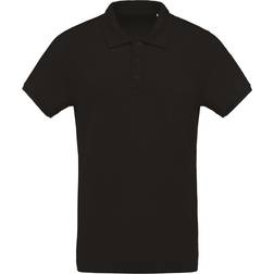 Kariban Mens Organic Pique Polo Shirt (Black)