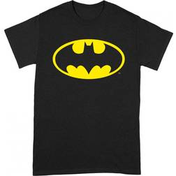 DC Comics Maglietta con logo adulto unisex - Nero/Giallo/Multicolore