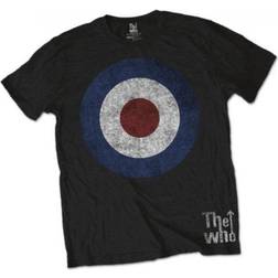 The Who: Unisex T-Shirt/Target Distressed (Large)