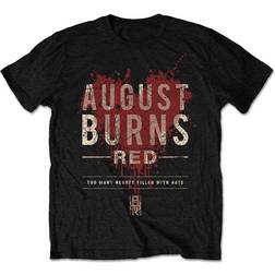 ROCK OFF Metal T-Shirt Männer August Burns - Red