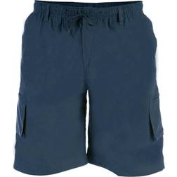 Duke Herren Cargoshorts Kingsize Größe mit Nick förmigem Bein - Khaki