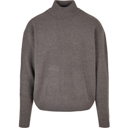 Urban Classics Oversized Roll Neck Sweater - Schwarz