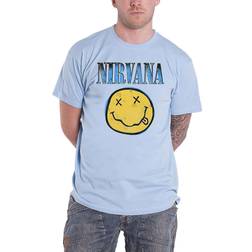 Camiseta de Manga Corta Xerox Happy Face Light Blue