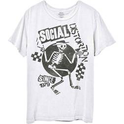 Social Distortion Speakeasy Checkerboard T-shirt - White