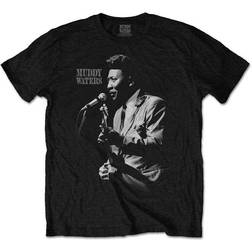 Muddy Waters: Unisex T-Shirt/Muddy Live (Medium)