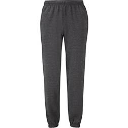 Fruit of the Loom Mens Classic 80/20 Elasticated Sweatpants - Dark Grey