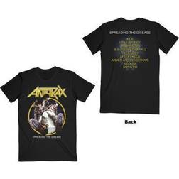 Anthrax Spreading The Disease Track List Unisex T-shirt B