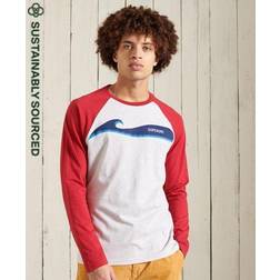 Superdry Organic Cotton Cali Surf Long Sleeve Baseball Top