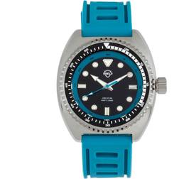 Shield SLDSH107-4 Dreyer Men Diver Watch, Silver & Teal