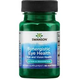 Swanson Synergetisk Øjensundhed Lutein & Zeaxanthin 60 Bløde Kapsler 60 stk