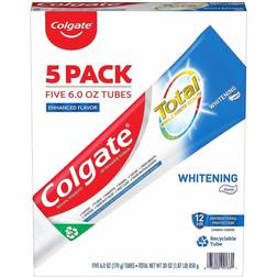 Colgate Total Whitening Toothpaste (6.0 oz, 5 pk